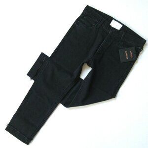NWT Mother Superior Scrapper Cuff Ankle Fray in Who's Sorry Now Crop Jeans 30